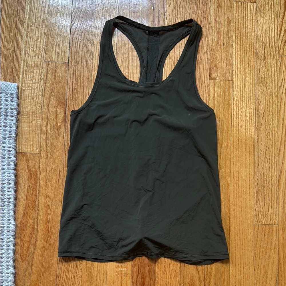 Lululemon Olive Green Racerback Tank Top